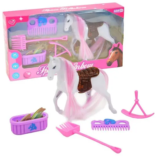 Koník s dlouhou hřívou - hnědý