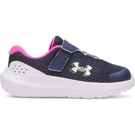 Under Armour SURGE 4 AC Dívčí běžecké boty, tmavě modrá, velikost 26