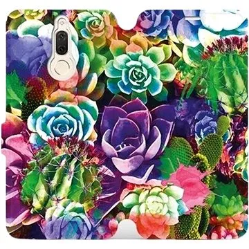Flipové pouzdro na mobil Huawei Mate 10 Lite - MG08S Sukulenty a kaktusy (5903226341993)
