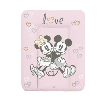 CEBA Podložka prebaľovacia mäkká na komodu 50x70 Disney Minnie & Mickey Pink