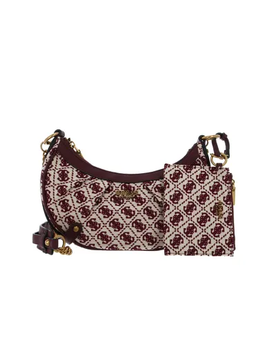 Guess dámská vínová malá kabelka HWJB8996120 T/U