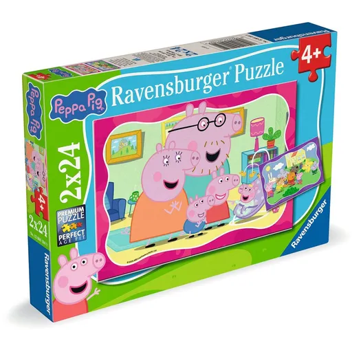 Ravensburger Prasátko Peppa 2x24 dílků