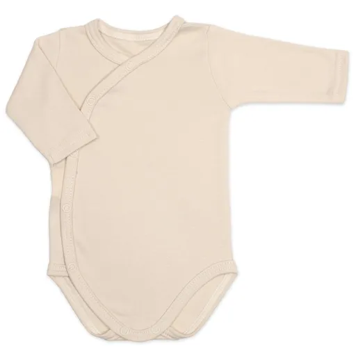 Baby Nellys Bavlněná souprava pro miminko 6D, Made with love, béžová, vel.50