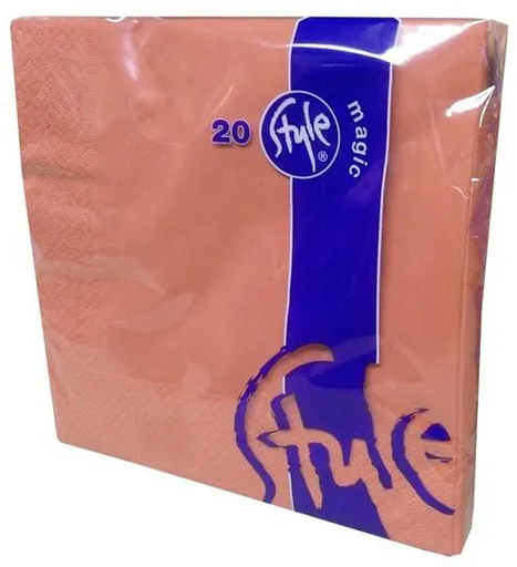 Ubrousky 2-vrstvé St. Magic - terakota, 20 ks