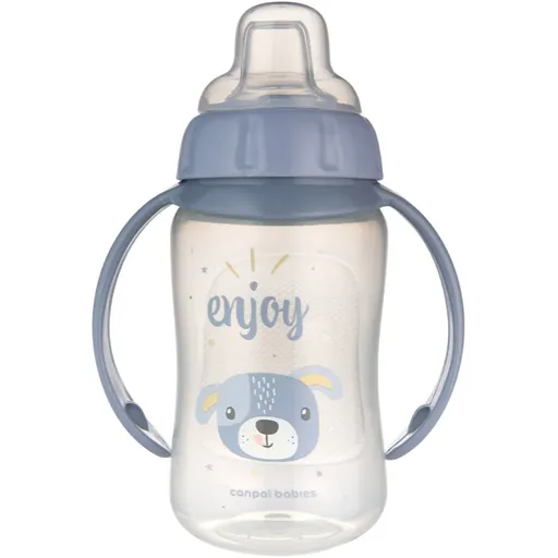 Canpol babies Cute Animals Training Cup tréninkový hrnek Dog 6m+ 320 ml