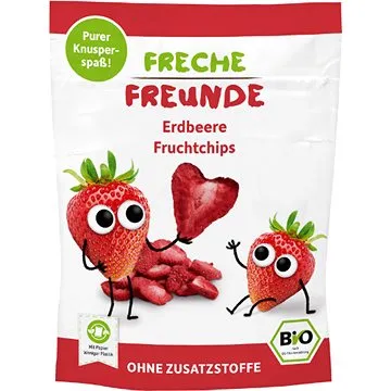 Freche Freunde BIO Ovocné chipsy - Jahoda 12 g (4260249140530)