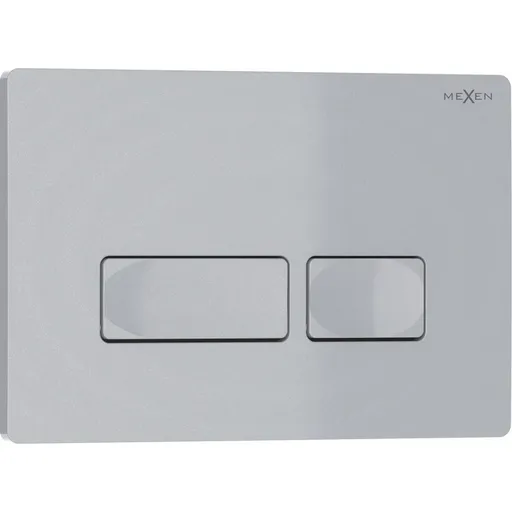 MEXEN Tex 04 splachovací tlačítko, chrom matná 6104-04