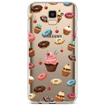 TopQ Samsung J6 silikon Cake Shop 37882 (Sun-37882)