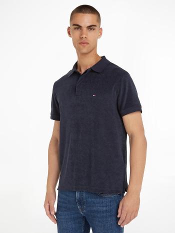 Tommy Hilfiger Micro Towelling Polo triko Modrá