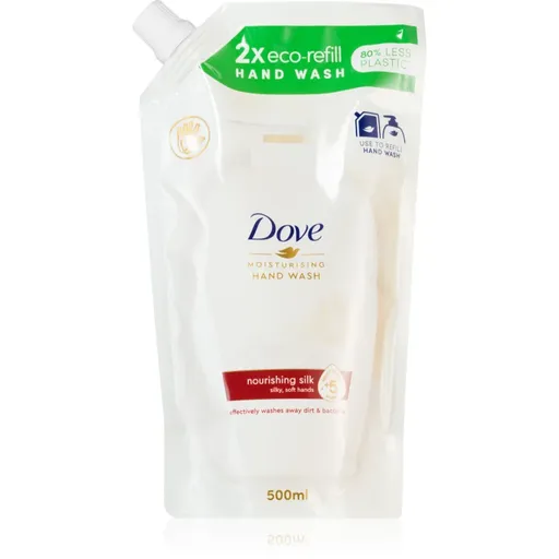 Dove Nourishing Silk tekuté mýdlo – náhradní náplň 500 ml