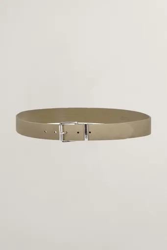 OPASEK GANT LOGO SUEDE BELT CONCRETE BEIGE