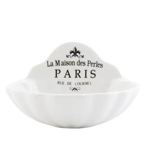 Porcelánová mýdlenka na zeď La Maison des Perles Paris - 11*9*7 cm 63607