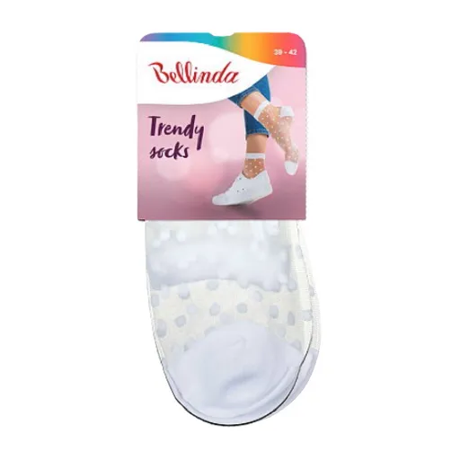Bellinda Dámské punčochové ponožky s puntíky vel. 39/42 1 pár bílé
