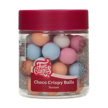 Cakesupplies Čokoládové kuličky Crispy Balls - Sunset 130 g