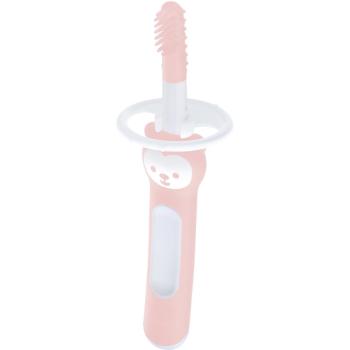 MAM Massaging Brush zubní kartáček pro děti 3m+ Pink 1 ks