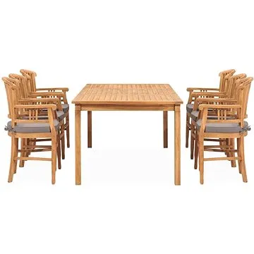 SHUMEE Set zahradního nábytku 7dílný s poduškami teak 3060040 (3060040)