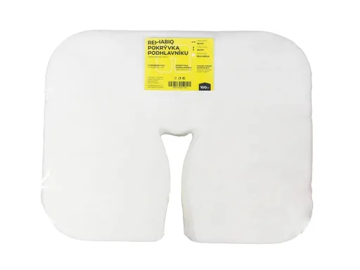 Rehabiq Pokrývka podhlavníku, jednorázová, tvar U, 100 ks