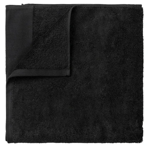Osuška do sauny RIVA 100 x 200 cm, černá, Blomus