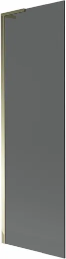MEXEN/S Next L vanová zástěna FIX 60 x 150, grafit, zlatá 895-060-000-03-40-50
