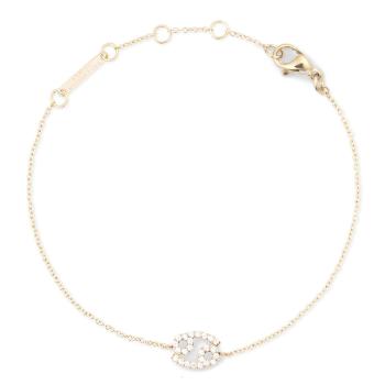 Daniel Wellington Pozlacený řetízkový náramek znamení Rak Crystal Zodiac DW00400910