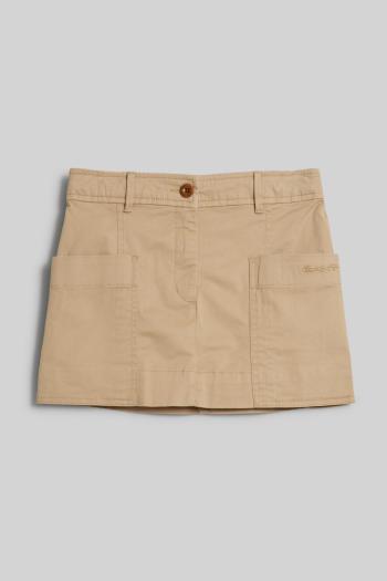 SUKNĚ GANT MINI CHINO SKIRT DARK KHAKI