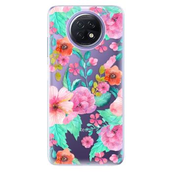 Odolné silikonové pouzdro iSaprio - Flower Pattern 01 - Xiaomi Redmi Note 9T