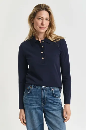 POLOKOŠILE GANT REG LS PIQUE POLO EVENING BLUE