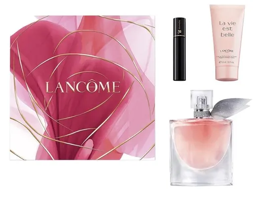 Lancôme La Vie Est Belle - EDP 50 ml + tělové mléko 50 ml + řasenka 2 ml