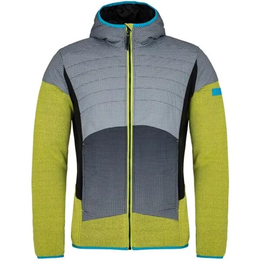 LOAP GAERBAN Pánský sportovní svetr, světle zelená, velikost