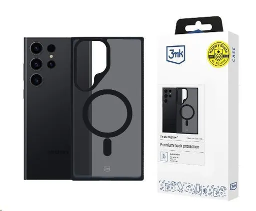 3mk ochranný kryt Smoke MagCase pro Samsung Galaxy S24 Ultra