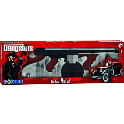 Puška gangsterská kovová 8 ran