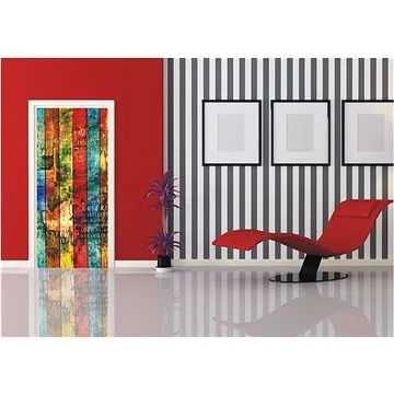 AG Design 1 dílná fototapeta COLOURED BOARD FTNV 2880, 90 x 202 cm vlies (FTNV2880)