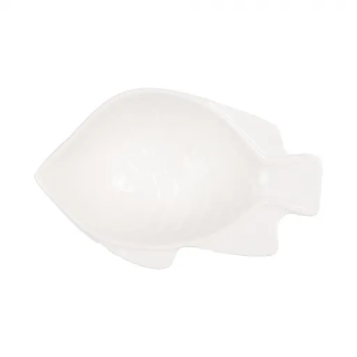 Malá bílá mistička ve tvaru rybky Fish Bowl M - 12*8*4 cm / 50 ml Clayre & Eef