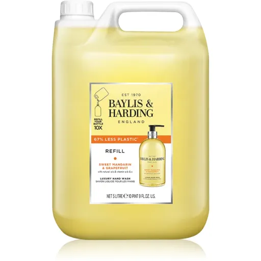 Baylis & Harding Sweet Mandarin & Grapefruit tekuté mýdlo na ruce – náhradní náplň 5000 ml