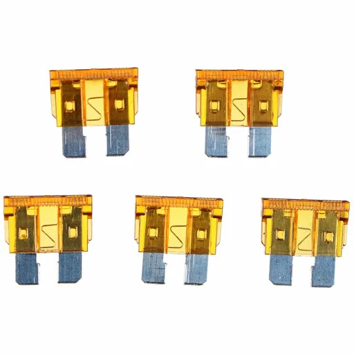 Sixtol Sada nožových automobilových pojistek MECHANIC FUSE SET 5A, 100 ks