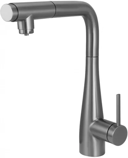 DEANTE Eridan titanová kuchyňská baterie, s připojením vodního filtru, s vytahovací hubicí BRE_D75M