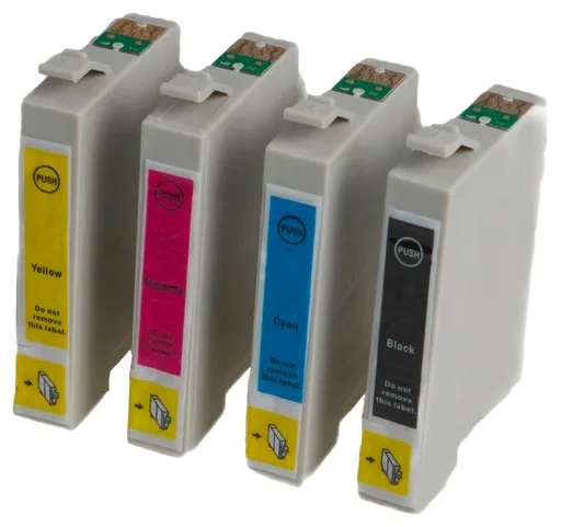 MultiPack EPSON T0895 (C13T08954020) - kompatibilní cartridge, černá + barevná, 1x15ml/3x13,5ml