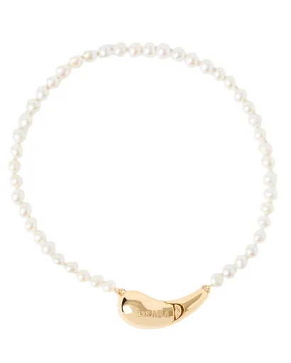 PDPAOLA Krásný perlový náramek La Perla PU01-960-U 18 cm