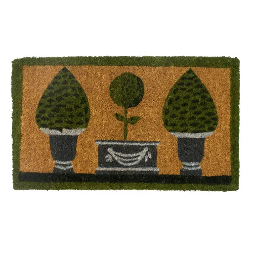Kokosová rohož ručně vyrobená 3 topiary - 75*45*3cm KMHG3T