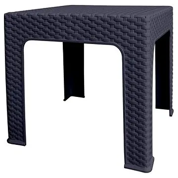 MEGA PLAST Stůl zahradní BISTRO, antracit 48cm (8606018202928)