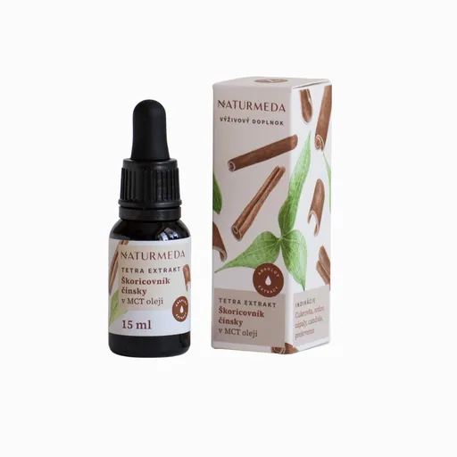 Škorica cejlónska – Tetra bylinný extrakt – 15 ml – Naturmeda