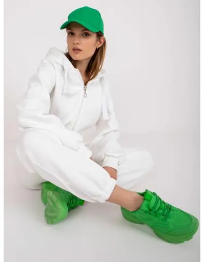 Dámská souprava tepláková s kapsami IRENE bílá