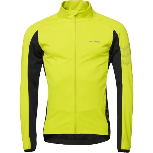 Klimatex MADRI Pánská větruodolná cyklistická bunda, světle zelená, velikost XXXL