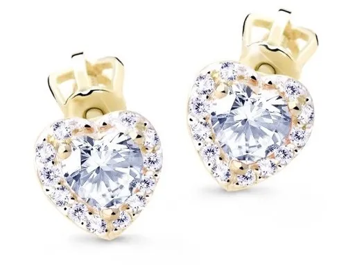 Cutie Jewellery Něžné náušnice s třpytivými zirkony Z8015-30-X-1 čirá