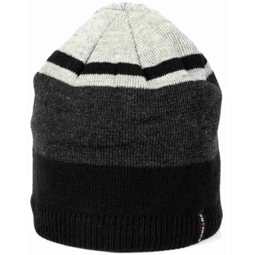 Finmark WINTER HAT Zimní pletená čepice, černá, velikost UNI
