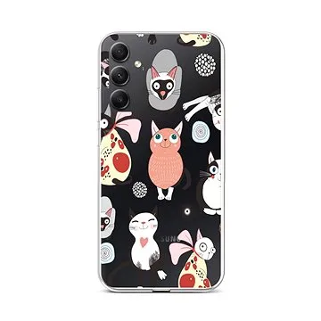 TopQ Kryt Samsung A34 Cats 2 93183 (93183)