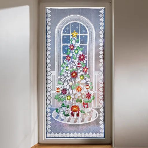 LED záclona Stromek