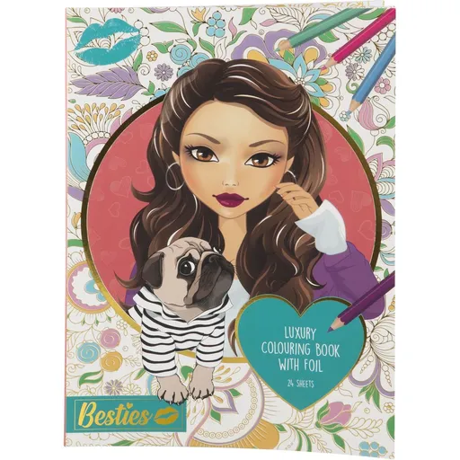 Sada vymalovánek s folií Luxury Besties A4