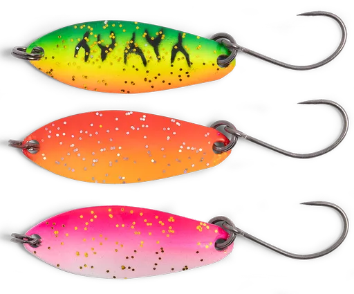 Zebco plandavky target fish trout ul spoon set - 2,2 g