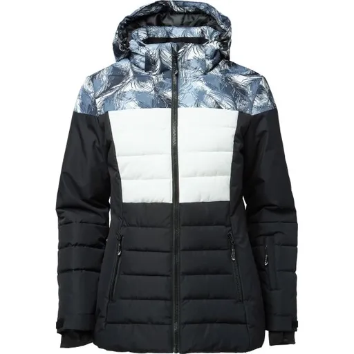 Willard LUBCA Dámská prošívaná lyžařská bunda, černá, velikost XXL